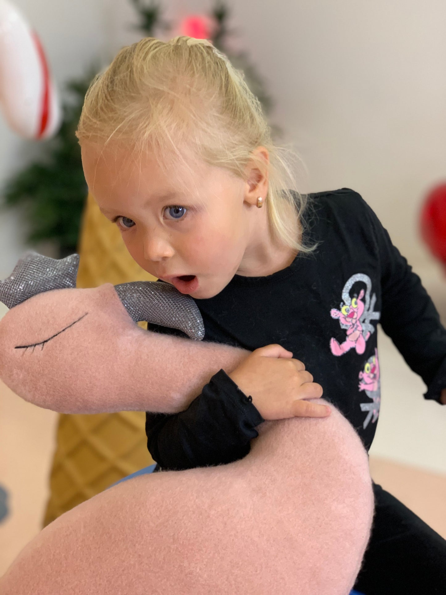 Soft toy for kids "Flamingo"