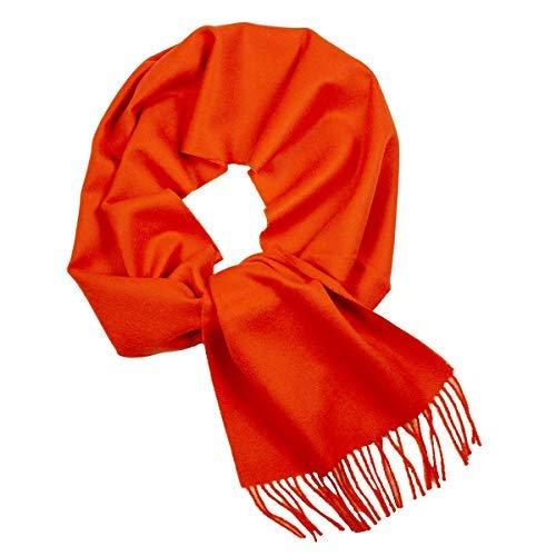 100% Natural Alpaca scarf, Orange