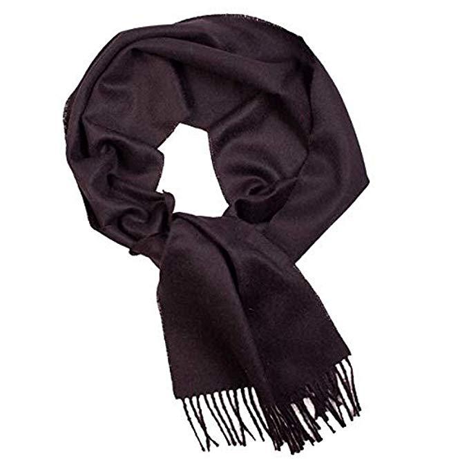 100% Natural Alpaca scarf, Black