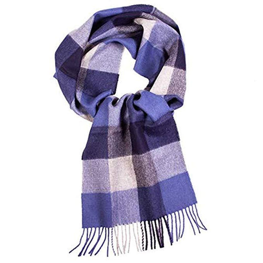 100% Natural Alpaca scarf, dark blue
