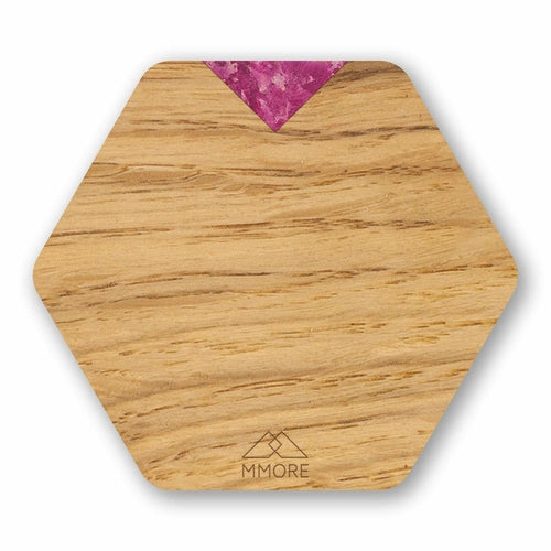 Oak Wooden Coasters / Set of 4 coasters