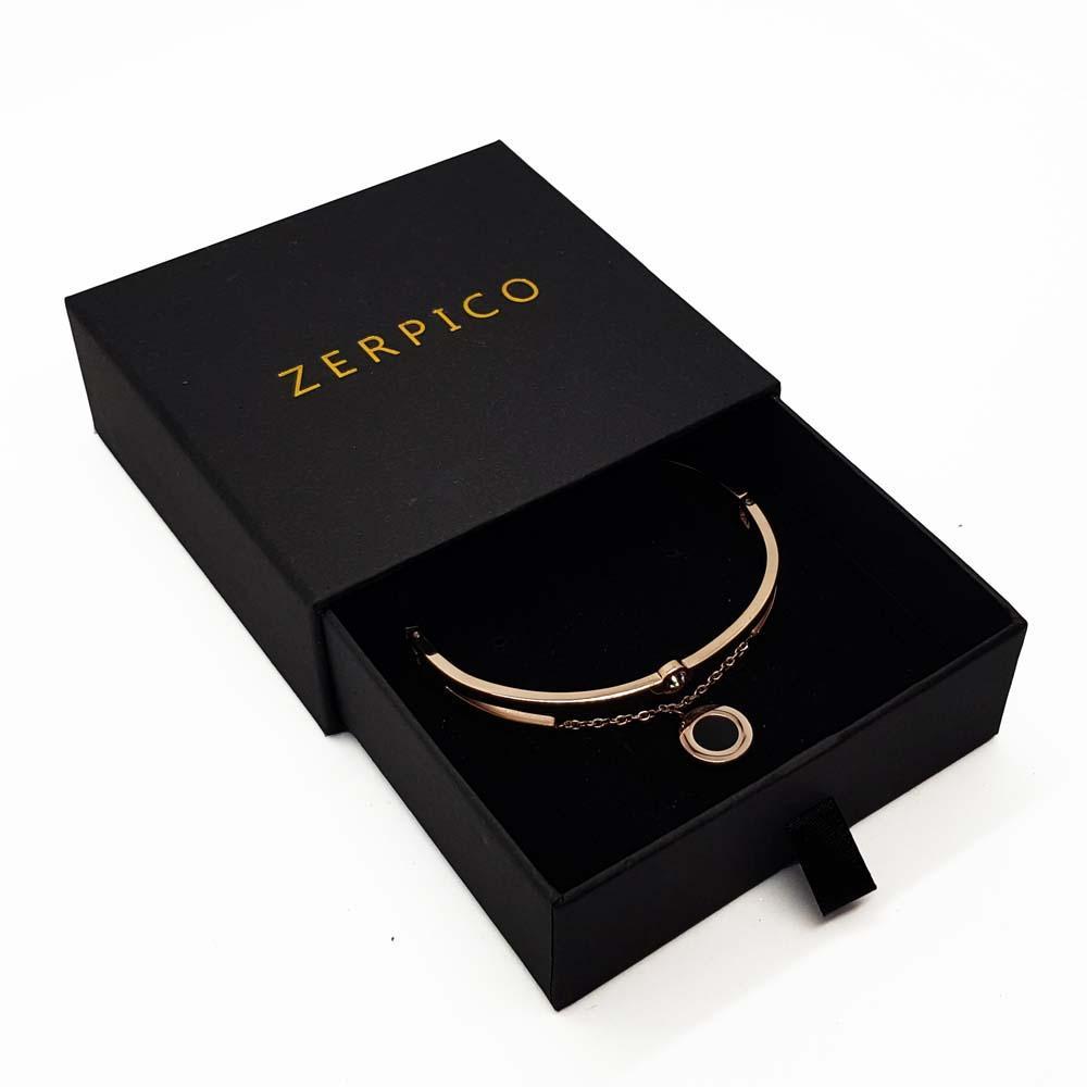 Jericho Stainless Steel Bracelet, 14-Karat Rose Gold plated