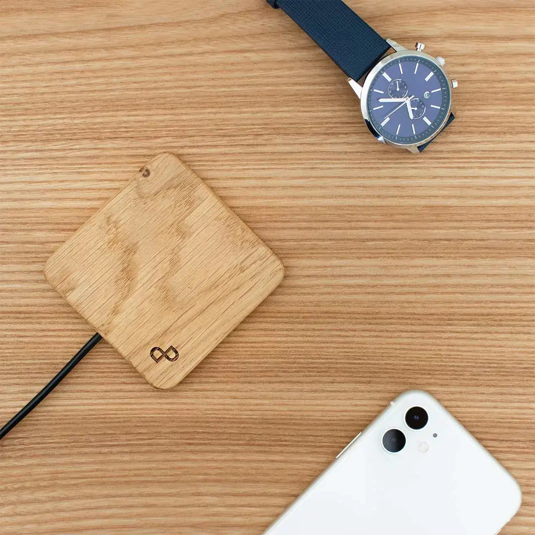 WOCH Handcrafted Wooden Fast Wireless Charger
