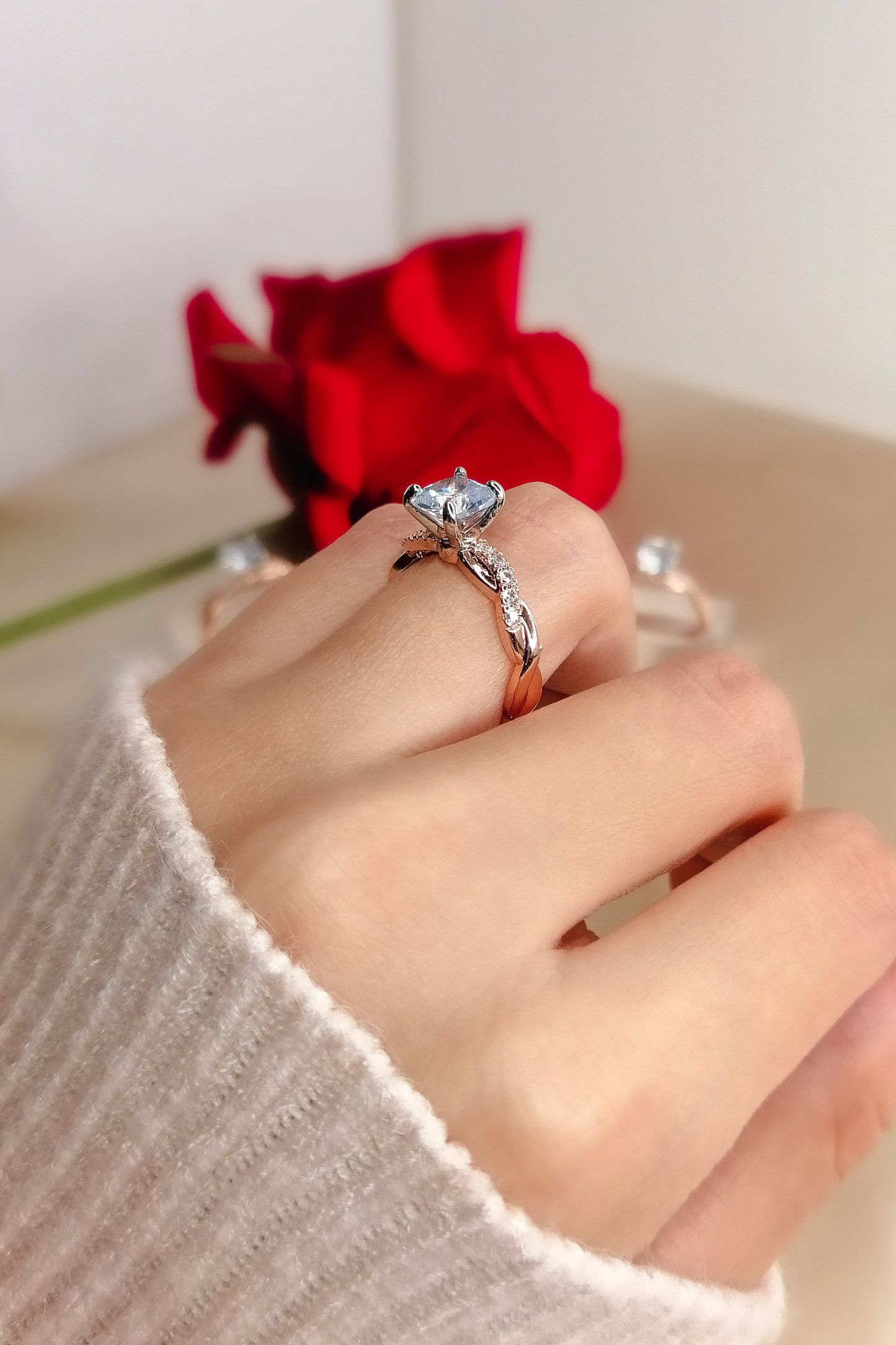 "Fairy Tales" Sterling Silver Ring, 18-Karat Gold plated