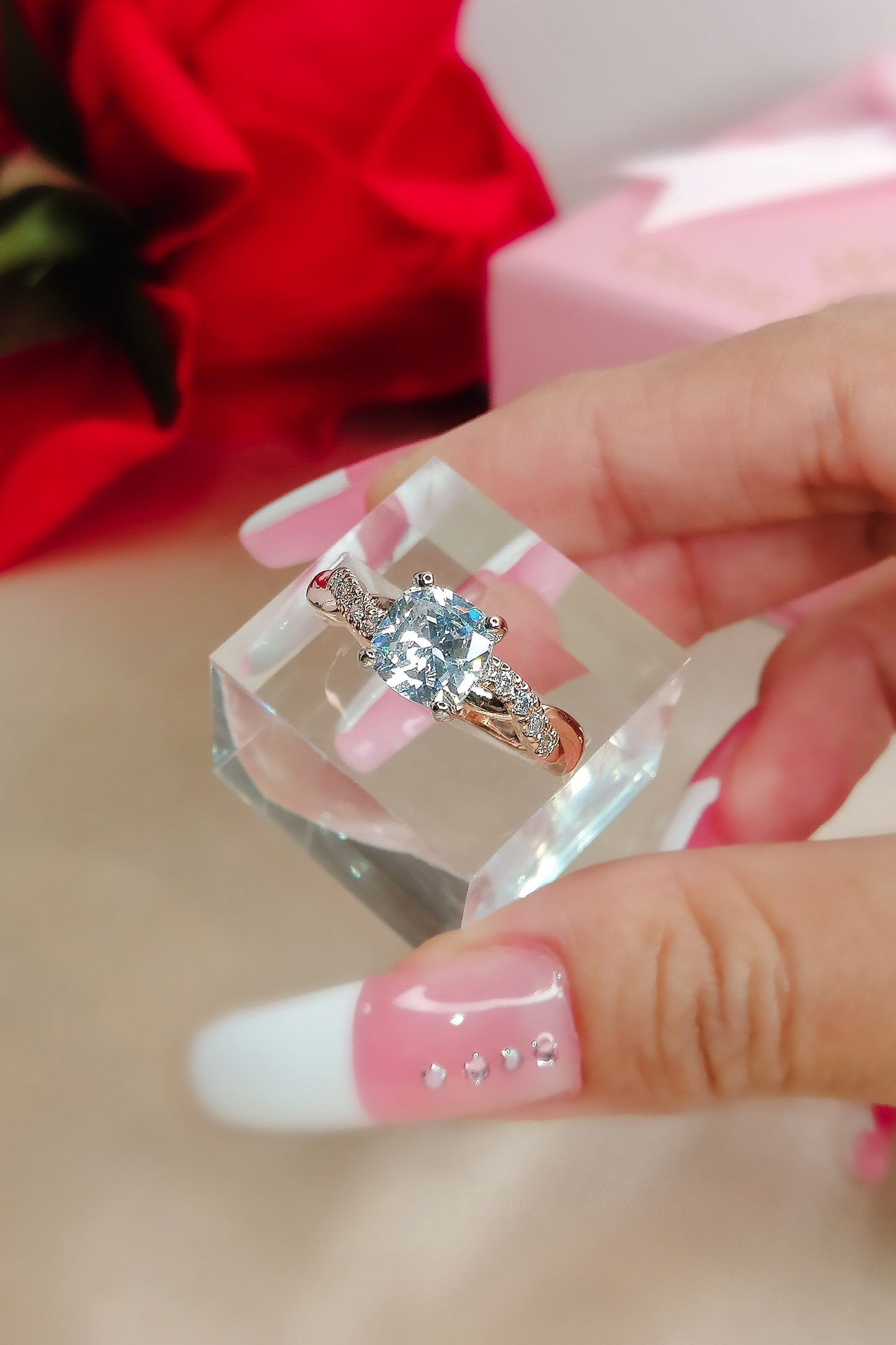 "Fairy Tales" Sterling Silver Ring, 18-Karat Gold plated