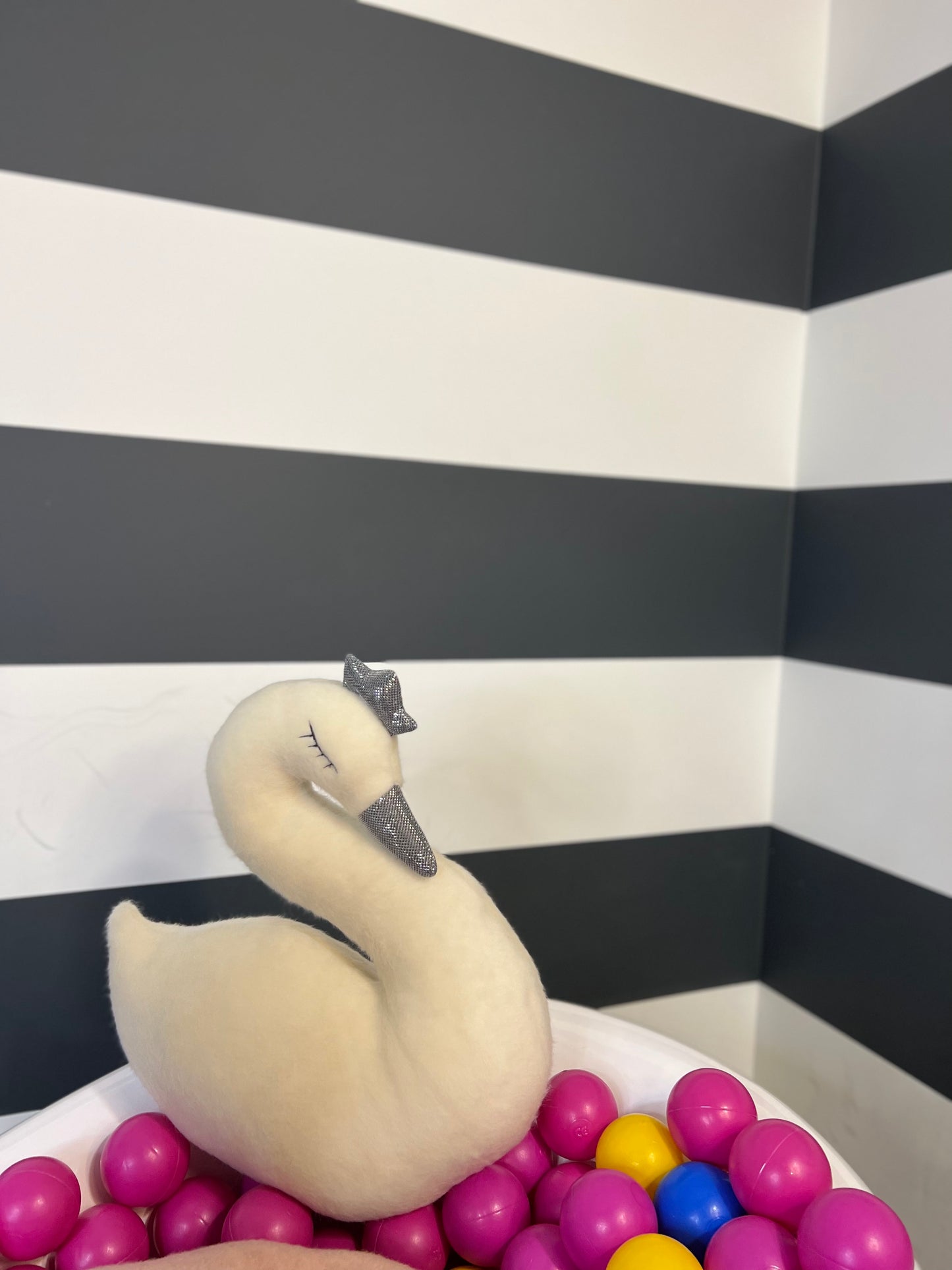 Soft toy for kids "Swan"