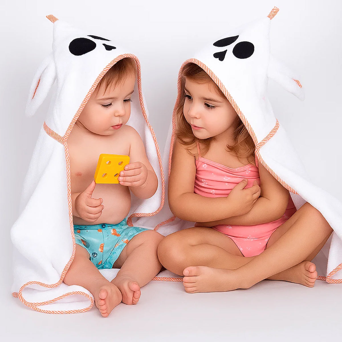 Organic Cotton Kids Bath Cape f"Alaska"