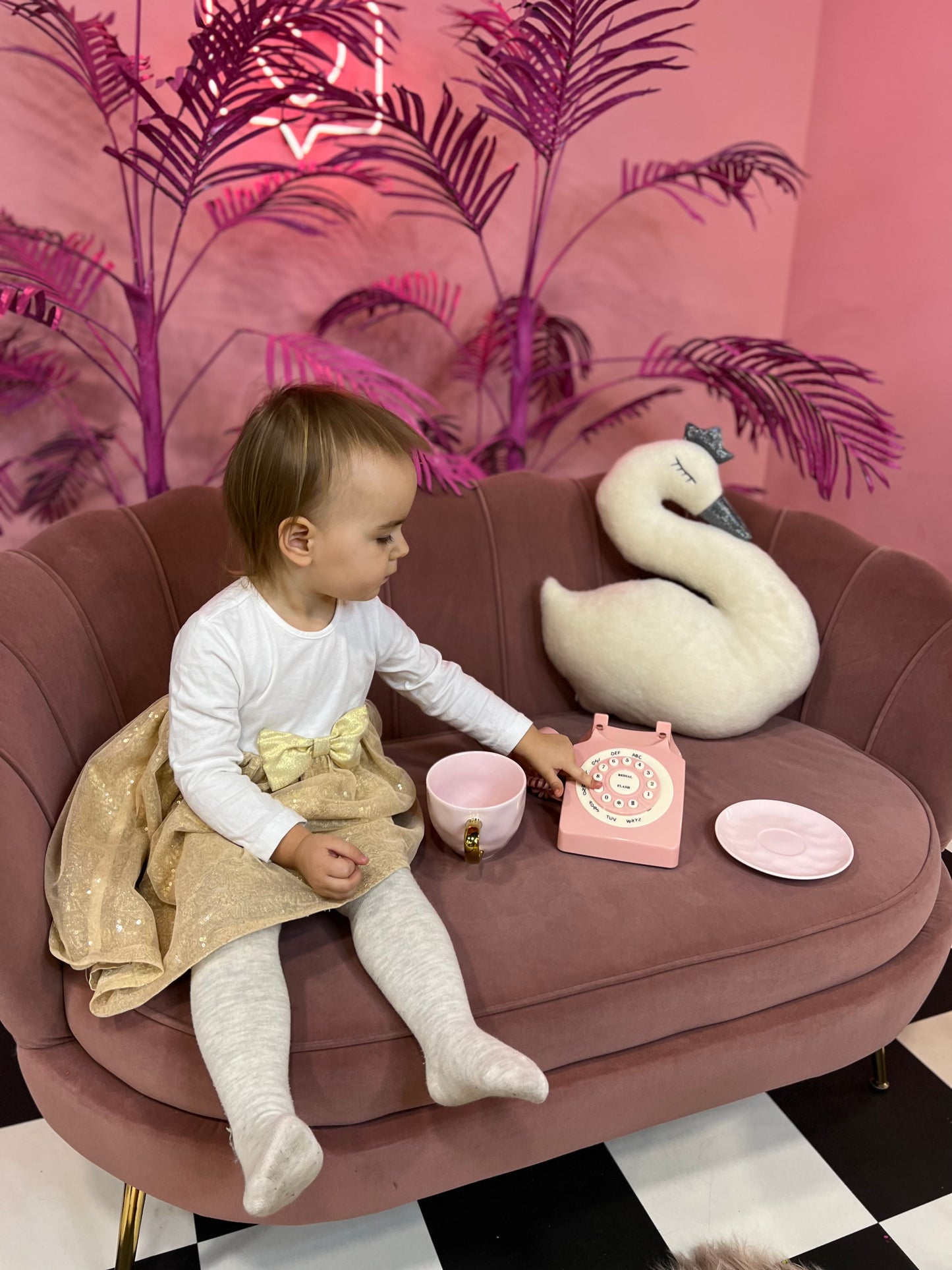 Soft toy for kids "Swan"