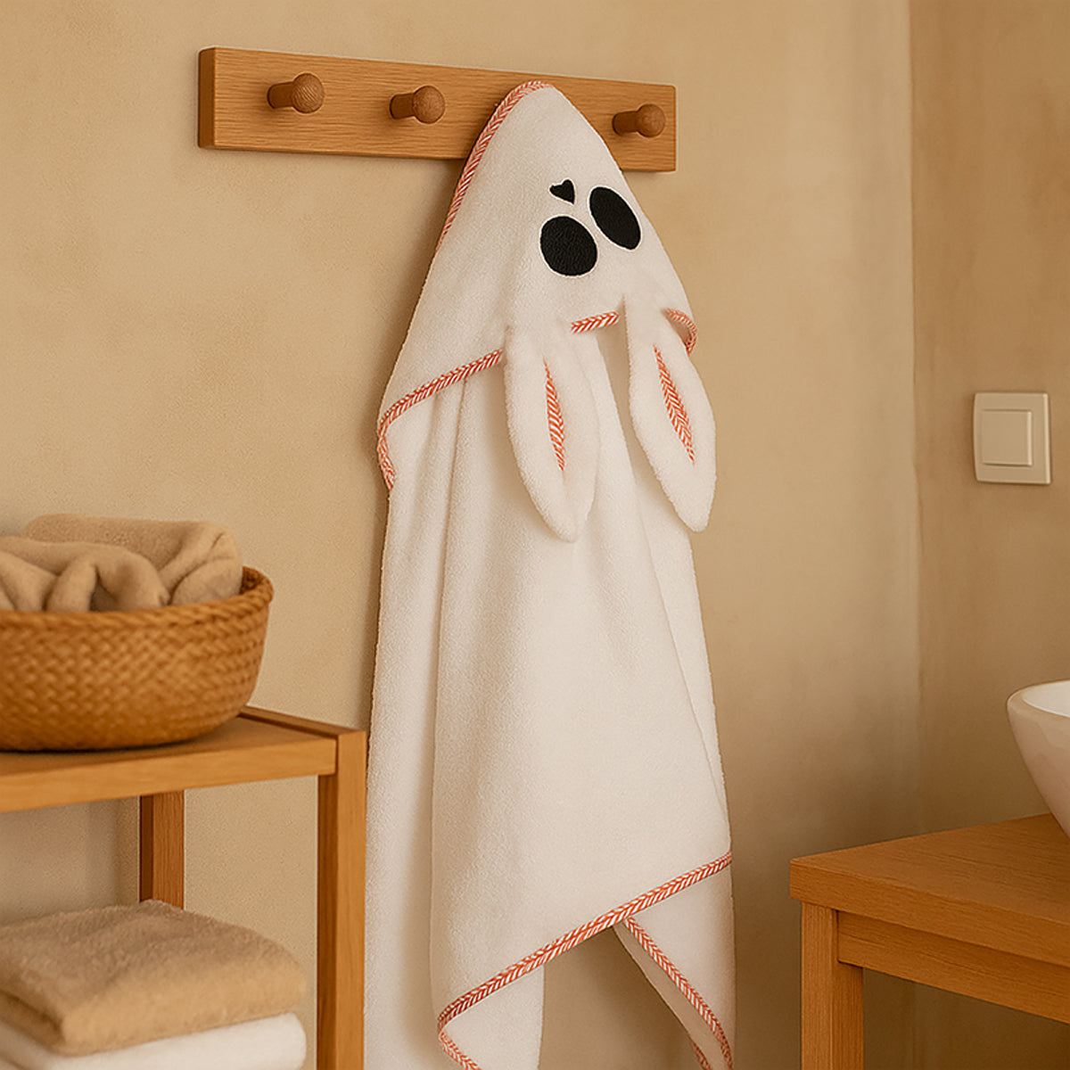 Organic Cotton Kids Bath Cape f"Alaska"