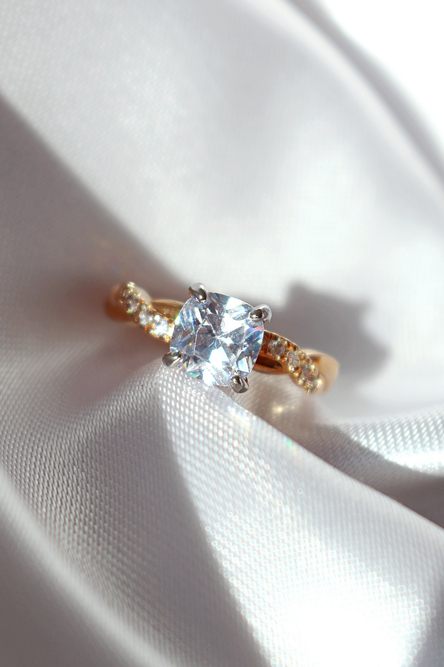 "Fairy Tales" Sterling Silver Ring, 18-Karat Gold plated