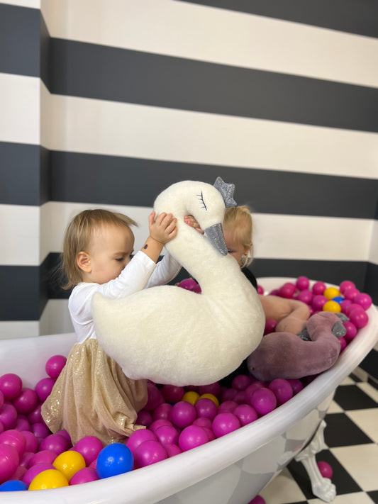 Soft toy for kids "Swan"